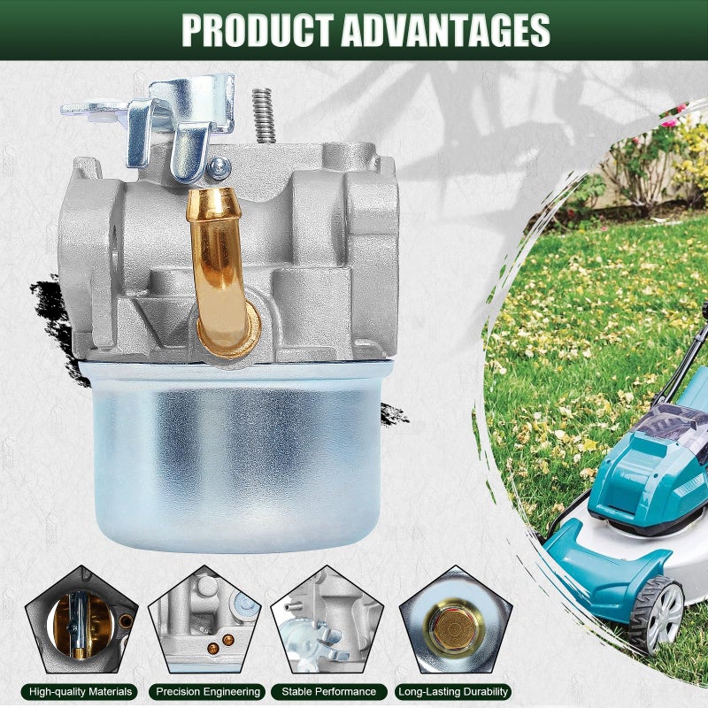 QAZAKY Carburetor Compatible with 693865 694174 694508 696981 697354 698474 698478 698810 698857 698859 698860 790180 790182 790290 791077 791991 795069 798650 798653 - Image 3